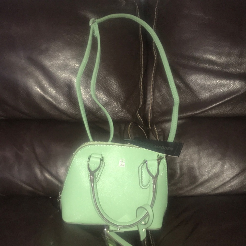 Pastel green Steve Madden (faith) small tote handbag